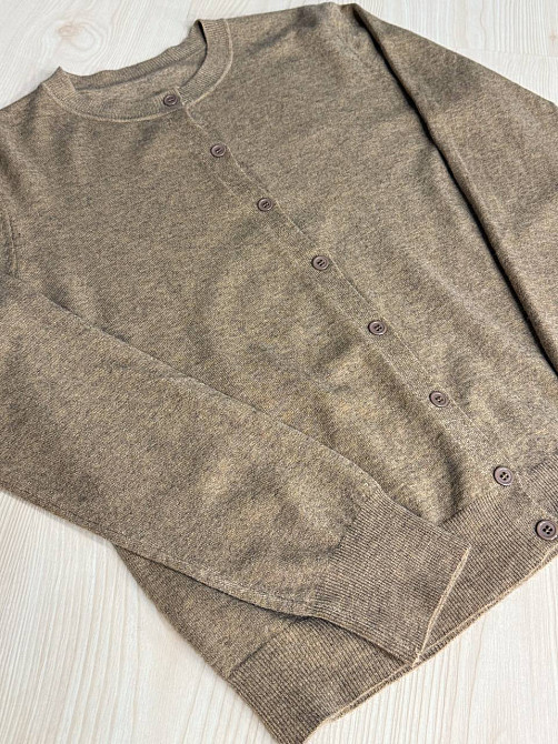 Кардиган женский A-N 82896-82897 однотонный на пуговицах универсальный, коричневый, one size Киев - изображение 18