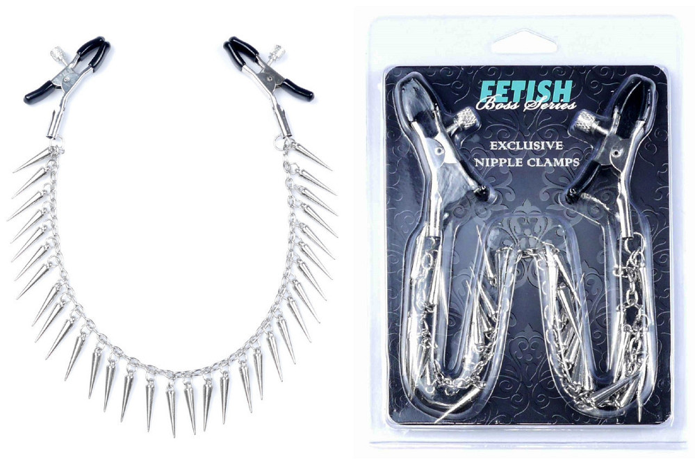 Зажимы для сосков Fetish Boss Series - №10 Exclusive Nipple Clamps, BS6100018 Sex Aura Киев - изображение 1