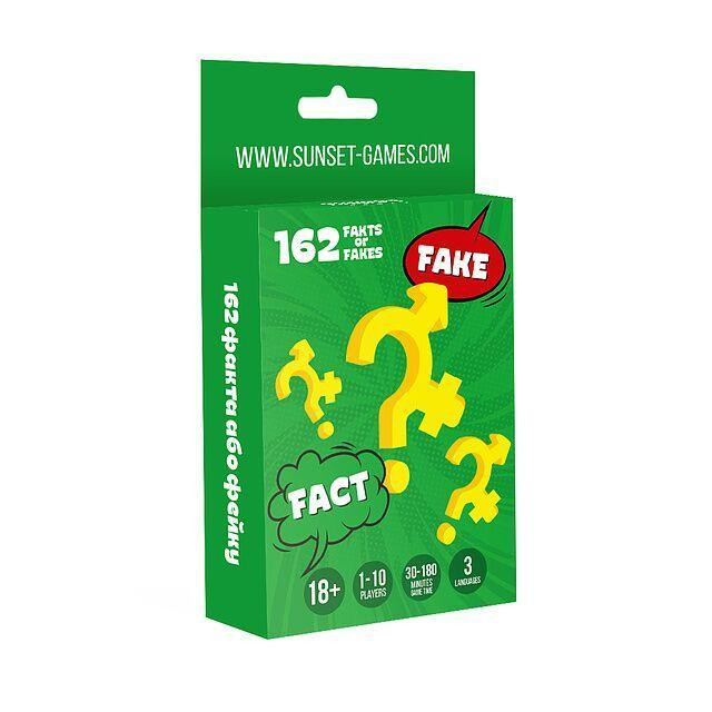 Еротична гра для пар «162 Fakts or Fakes» (UA, ENG, RU) Sex Aura Київ - фото 1