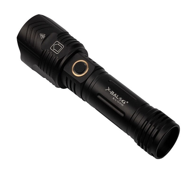 Ліхтар X-BALOG BL-L-12-P100 алюмінієвий (діапазон до 1000 м) з опцією PowerBank L-095 Київ - фото 5