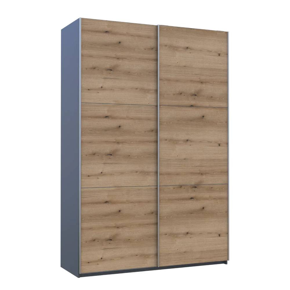 Шафа купе Doros G-Caiser Антрацит/Дуб Евок 2 ДСП / 3 частини 160х60х240 (42005414) (DRS-012247) Львів - фото 2
