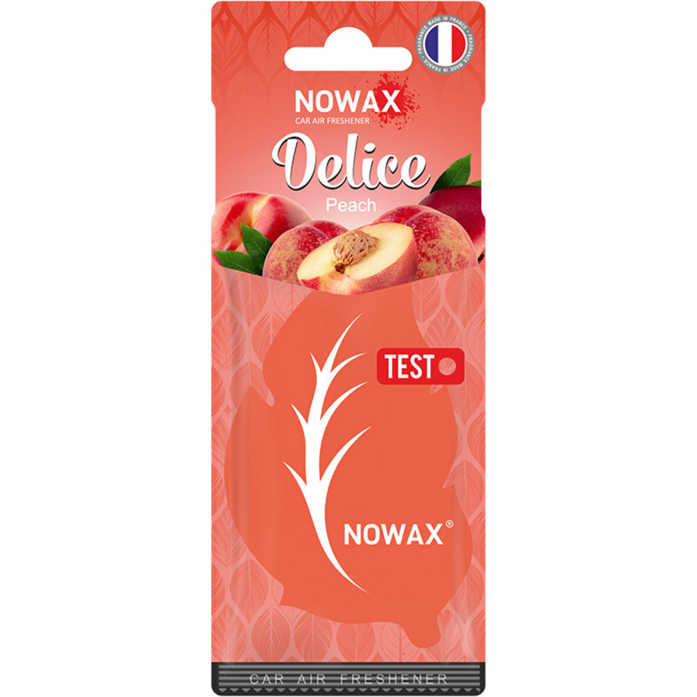 Ароматизатор повітря целюлозний Nowax серія Delice - Peach Киев - изображение 1