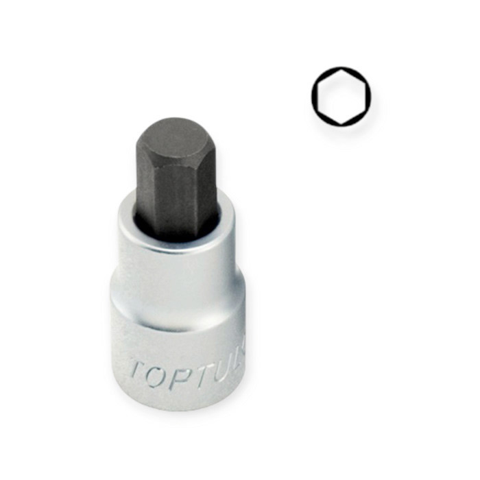 Головка - вставка HEX шестигранна 1/2" 12 мм х 55 Мукачево - фото 1