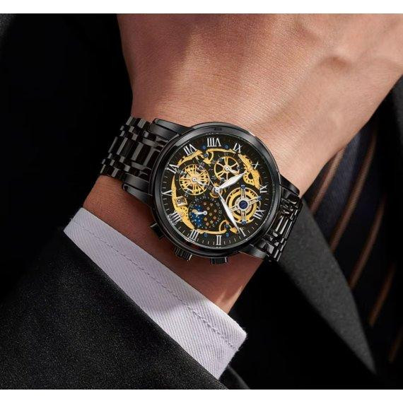 Мужские наручные часы Poedagar Botan (Черный) Винница - изображение 6