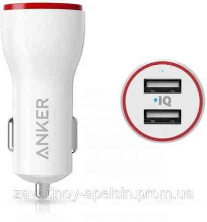 Адаптер автомобільний 2x 2.4A (Anker) Одеса