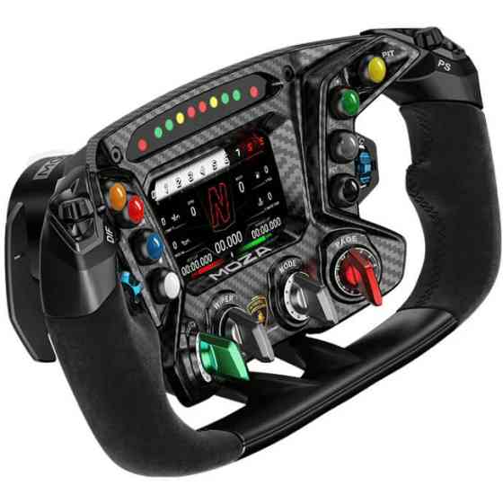 Кермо MOZA Racing Lamborghini Essenza SCV12, 31cм., екран 4.3", 8 кн. RGB, чорне Вінниця