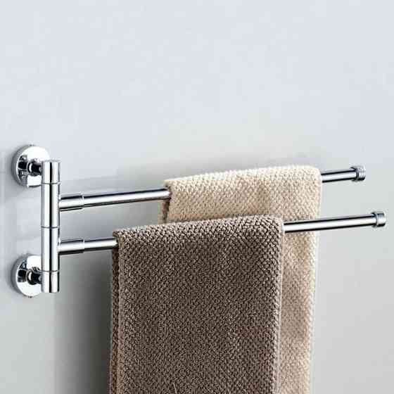 Тримач для рушників поворотний (2 планки) хром Харків