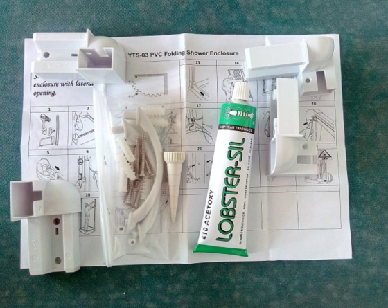 Ширма для ванны и душа угловая полукруглая  900х900х1850мм Днепр