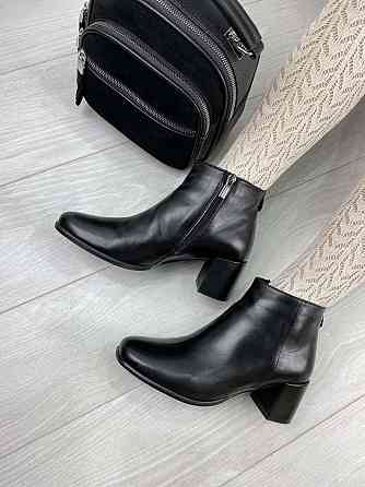 Stepter Черевики жіночі STEPTER 6404 чорні (весна-осінь, шкіра натуральна) (2883) 37 Коломыя