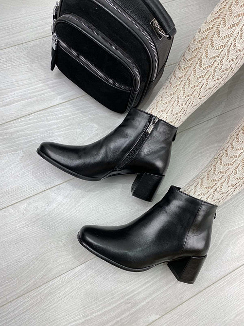 Stepter Черевики жіночі STEPTER 6404 чорні (весна-осінь, шкіра натуральна) (2883) 37 Коломыя - изображение 1