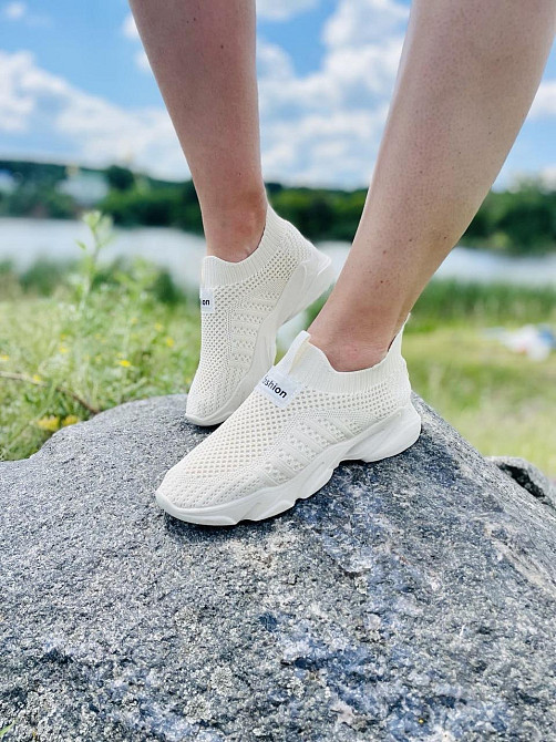 LB Сліпони жіночі LB 778-5 бежеві (весна-літо, сітка) (5072) Коломия - фото 6