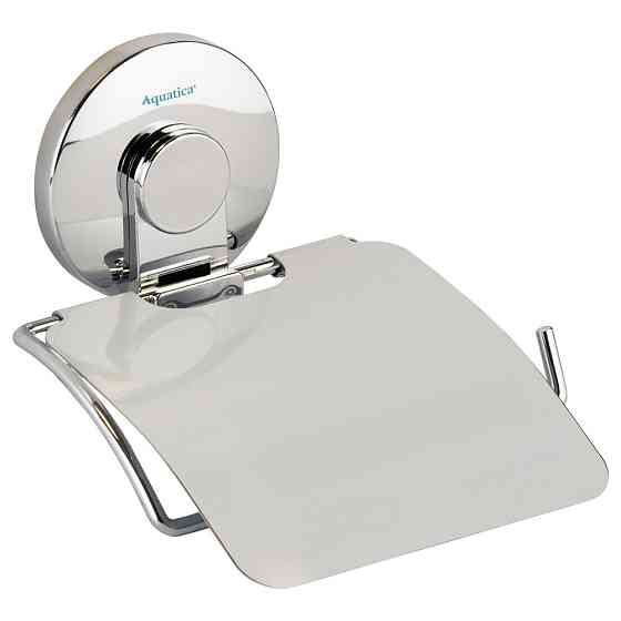 Тримач для туалетного паперу на вакуумному присоску s38 129×102×168мм AQUATICA (9783836) Київ