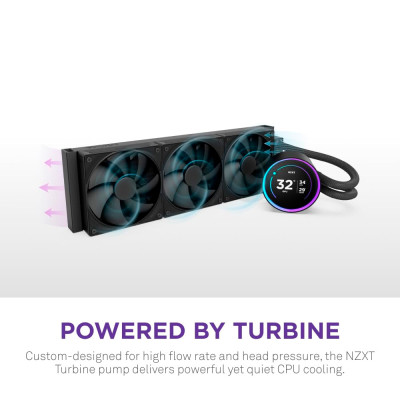 Система рідинного охолодження NZXT Kraken Elite 360mm AIO (RL-KN36E-B2) Вінниця - фото 2