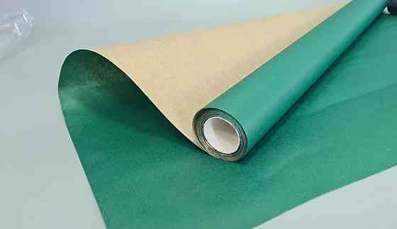 Рулон 8 м бумага подарочная тонированная (36) для цветов (h660) №14 темно-зеленый (1 шт) Харьков