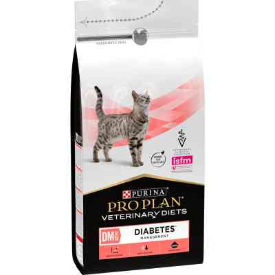 Сухий корм для кішок Purina Pro Plan Veterinary Diets DM ST/OX Diabetes Management Для регулювання надходження глюкози (цукровий діабет) 1.5 кг (76130 Вінниця