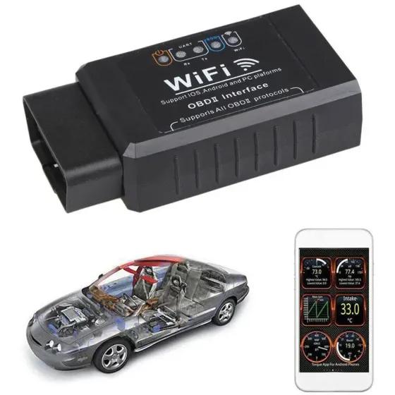 Сканер для диагностики автомобиля OBD2 ELM327 WI-FI Коломия