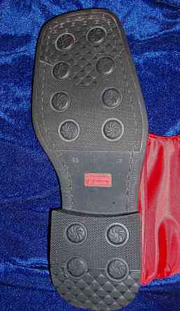 Чоботи Св. Миколая/Д. Мороза/Герої ЧЕРВОНІ ВИСОКІ (р-р 43-44) взуттєва підошва Київ