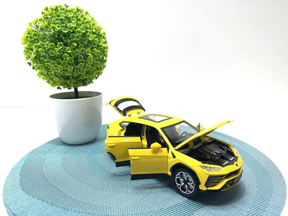 Машинка металева TK Union Lamborghini Urus інерційна відчиняються двері капот багажник 1:24 Жовта (GT - 06441) Чернигов - изображение 4