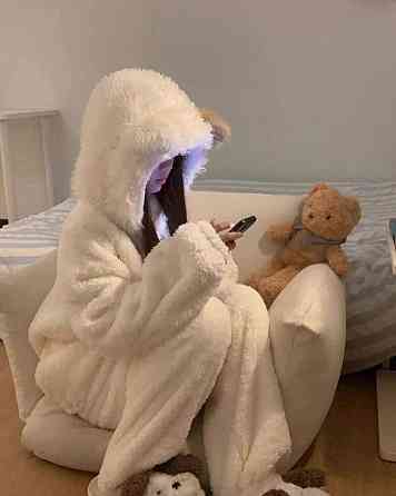 Жіночий затишний домашній оверсайз костюм двійка з хутра Teddy Одеса