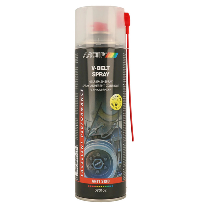 Змазка для ременів Motip V-Belt Spray поліальфаолефінова прозора аерозоль 500мл Львів - фото 1