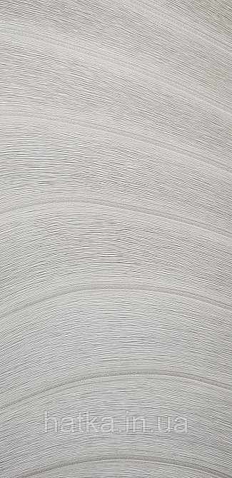Шпалери вінілові на флізеліні AS creation Deluxe метрові абстракція хвилі смуги білі світло-сірі 39995-6 Київ - фото 3