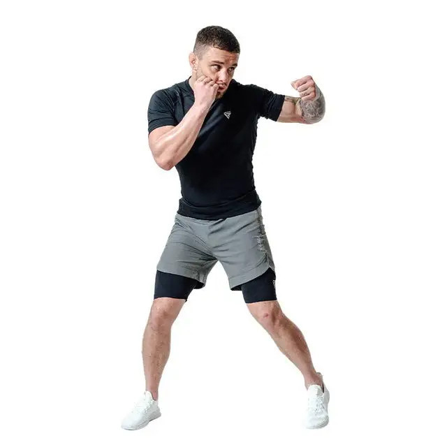 Компрессионные шорты для MMA серые MMA RDX T16 GREY/BLACK размер М Киев - изображение 7