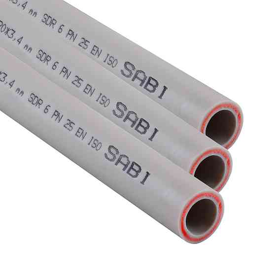 Труба Sabi PPR Fiber PIPE ф25*4.2mm PN 25 со стекловолокном (000011255) Киев