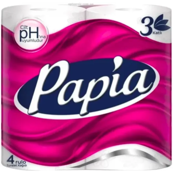 Туалетний папір Papia 3-шаровий 4 шт. Львів