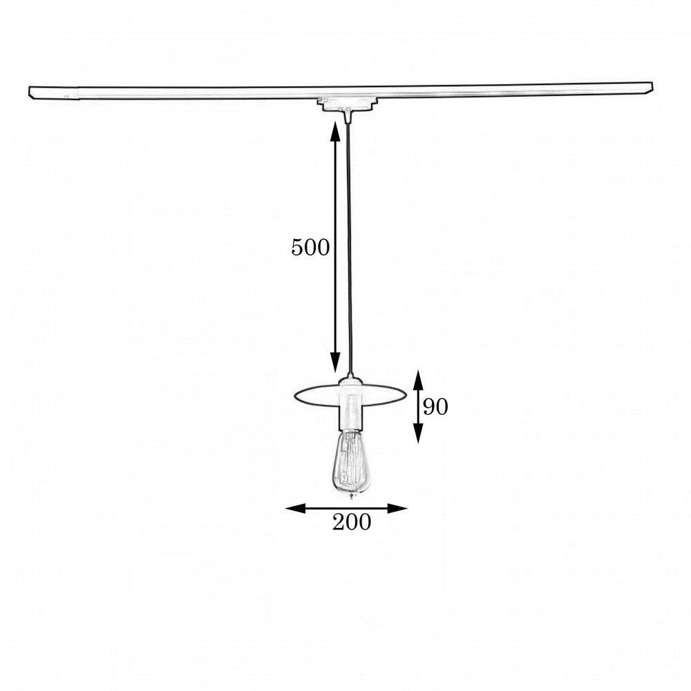 Светильник трековый под лампу Е27 Disk NT 2009 Киев - изображение 3
