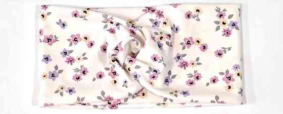 Повязка для девочки с принтом Цветы Киев