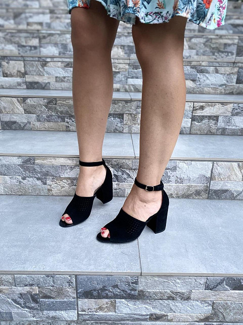 Stepter Босоніжки жіночі STEPTER 6420 чорні (літо, замша натуральна) (3788) Коломыя - изображение 7