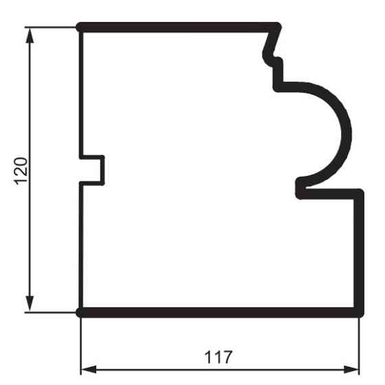 Карниз фасадный Prestige Decor KC 137 Днепр