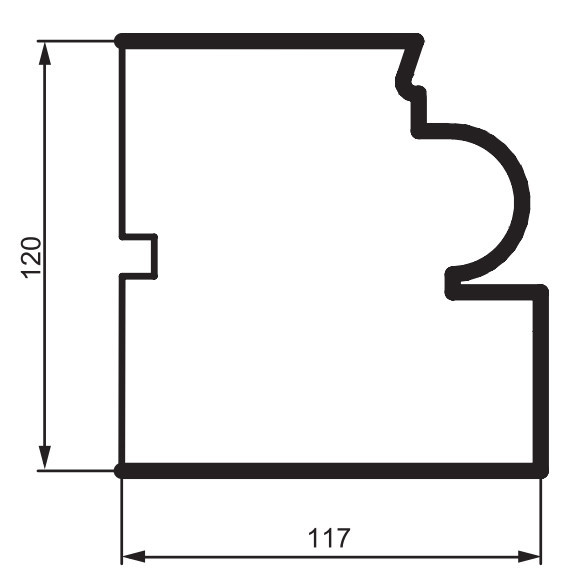 Карниз фасадный Prestige Decor KC 137 Днепр - изображение 2
