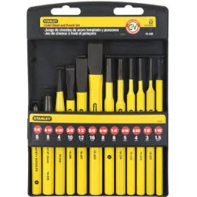 Зубило Stanley зубил и пробойников 12 шт (4-18-299) Винница - изображение 2