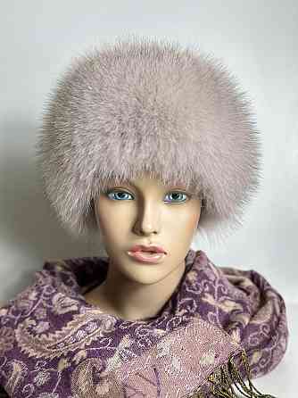 Меховая повязка на голову женская Пудровый Харьков