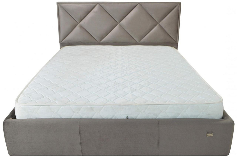 Кровать Двуспальная Leeds Comfort 180 х 200 см Missoni 008 С подъемным механизмом и нишей для белья Серый Днепр - изображение 19