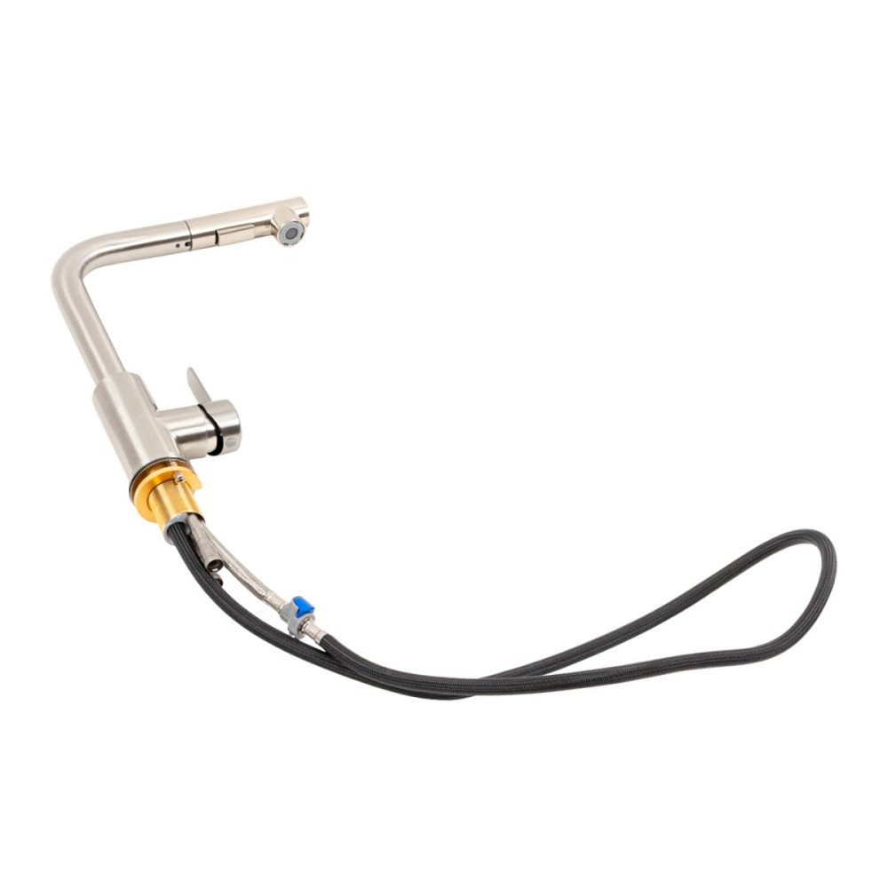 PLATINUM Змішувач кухонний з висувною лійкою FC-1 Platinum (brush) Киев - изображение 2