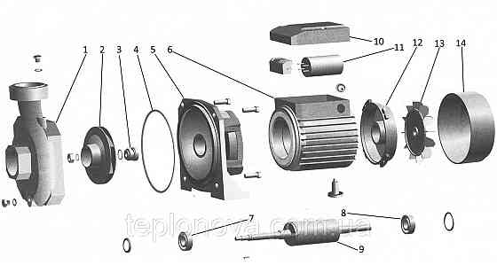 Насос центробежный Optima 2DK-20 1,5кВт Черновцы