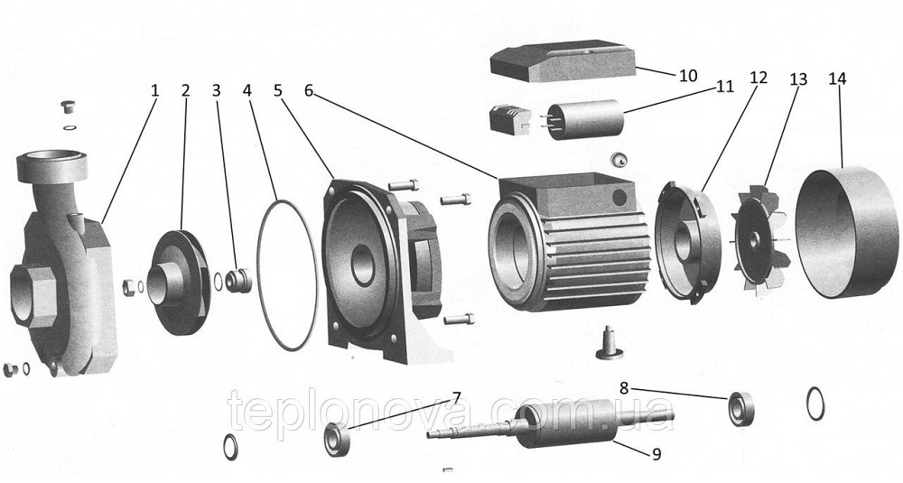 Насос центробежный Optima 2DK-20 1,5кВт Черновцы - изображение 5