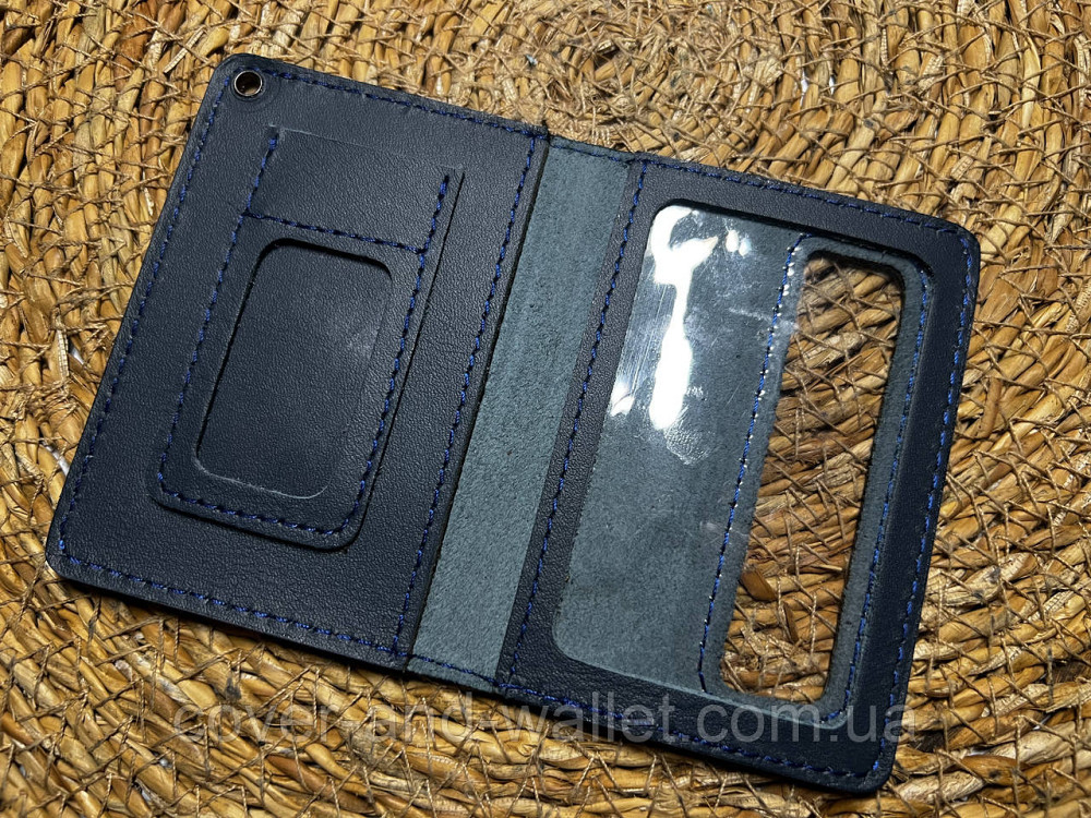 Обкладинка для нового посвідчення ДСНС із кишенею для жетону Puos Київ - фото 2