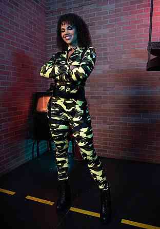 Еротичний костюм десантниці Leg Avenue Pretty Paratrooper M, комбінезон, портупея Sex Aura Київ