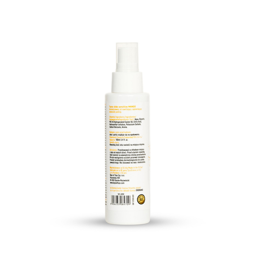 Інтимний гель-лубрикант - MyLove Taste Slide Sensitive Mango, 100 мл Sex Aura Київ - фото 7