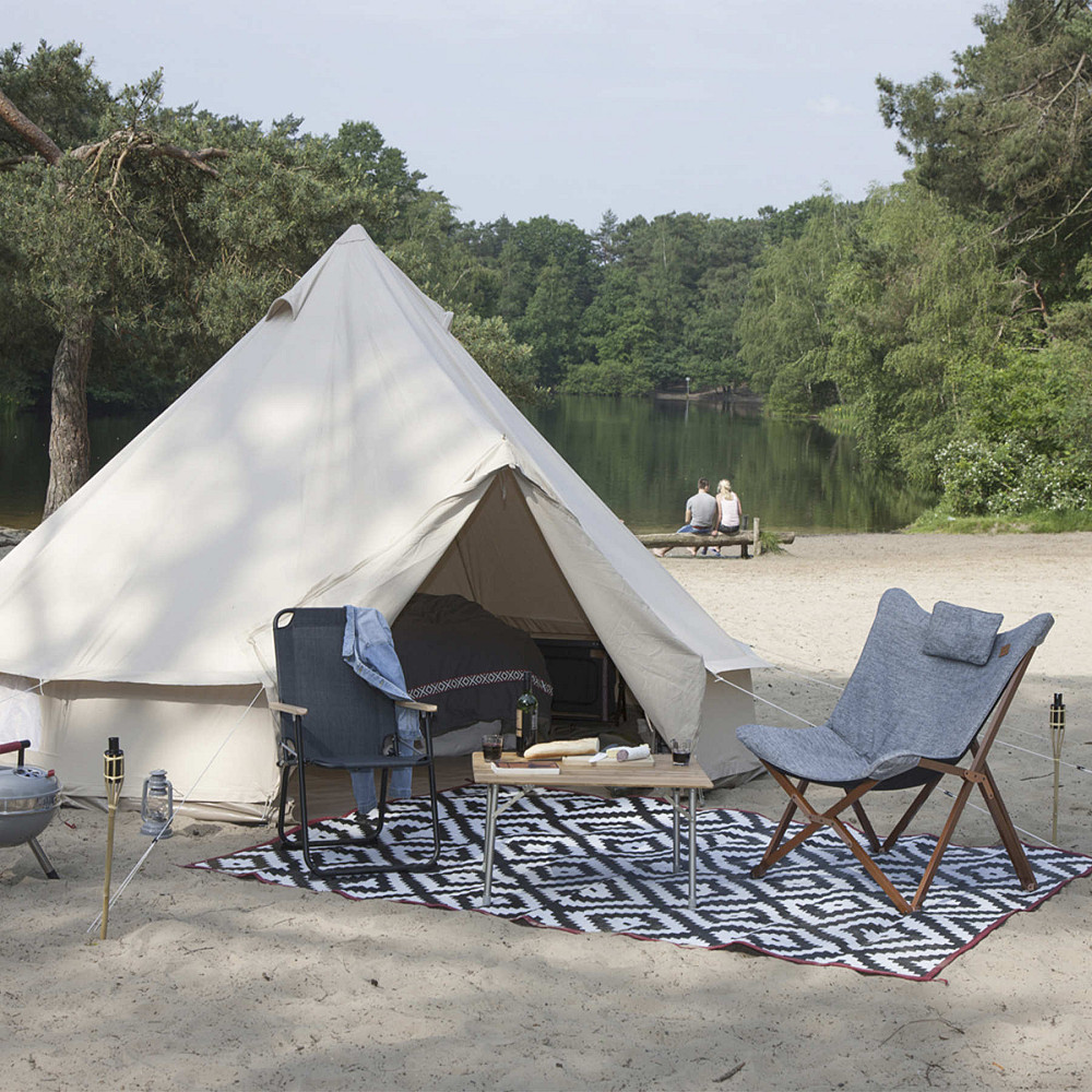 Кресло раскладное Bo-Camp Bloomsbury L Grey (1200370) Вінниця - фото 4