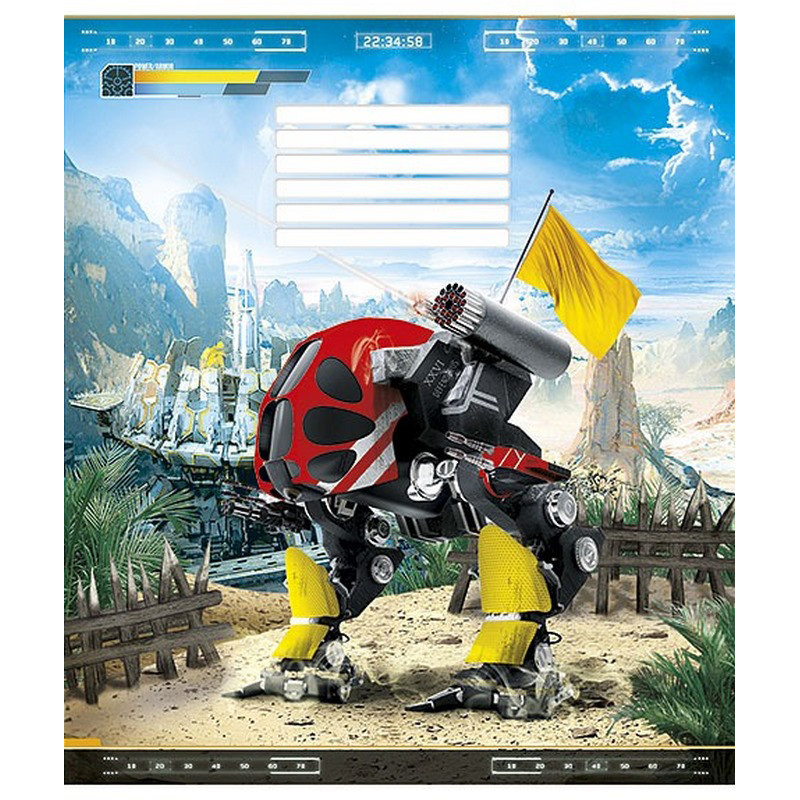 Зошит учнівський "Techno city" 012-2495L-3 в лінію, 12 аркушів Вінниця - фото 1