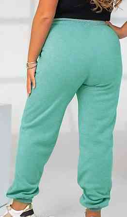 Женские спортивные штаны двунить Бирюзовый 3XL Харьков