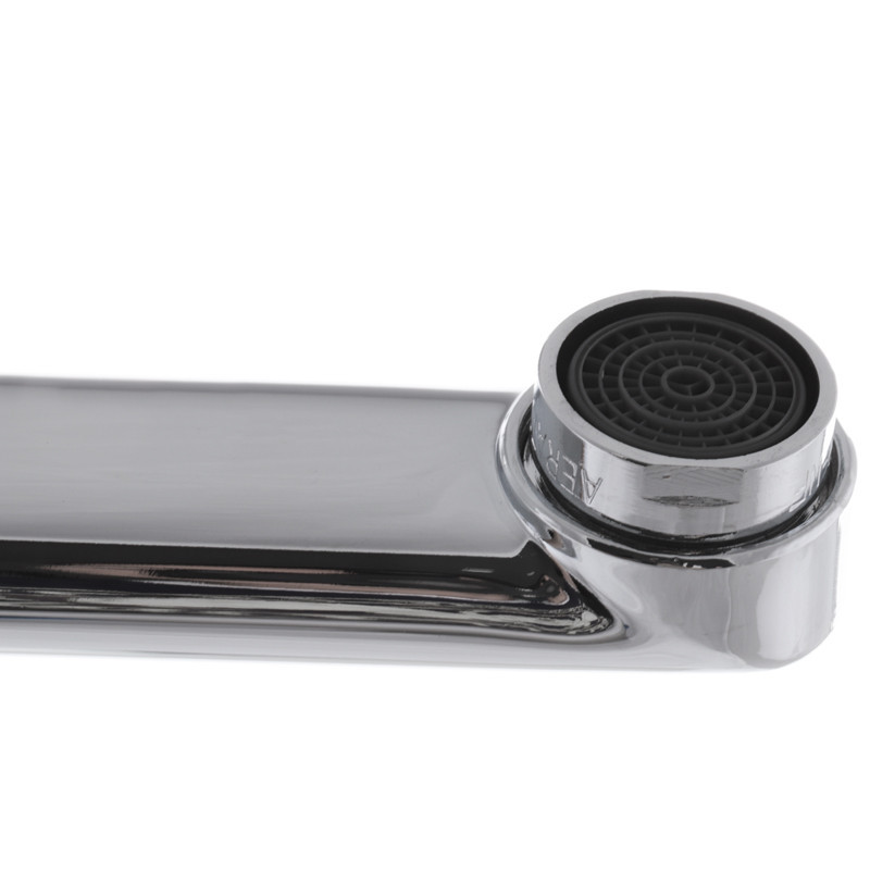 Гусак (вилив) 35 см універсальний Haiba M7235F латунь/хром посилена гайка (GU0001) Чернівці - фото 2