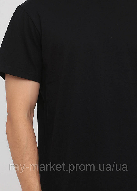 Футболка базова щільна  Stedman Comfort-T чоловіча чорна (ST2100-BLO) Київ - фото 2