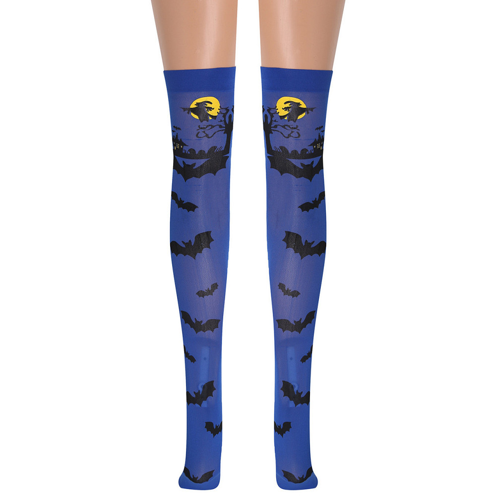 Панчохи для Хелловін Кажани one size синьо-чорний Київ - фото 2