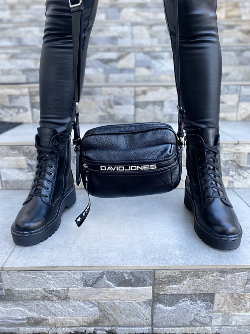 Черевики жіночі M.KRAFT чорні шкіра натуральна зима 37р.-40р. (4282) Коломия - фото 6