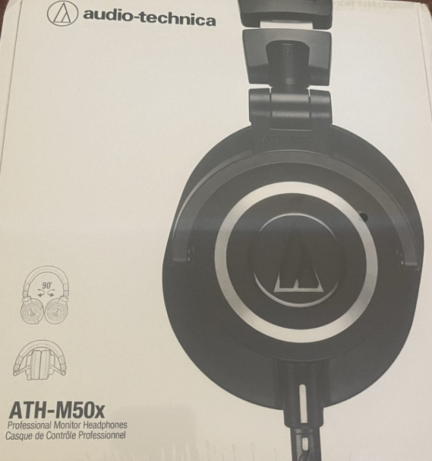 Наушники Audio Technica Ath m50x. Киев - изображение 2